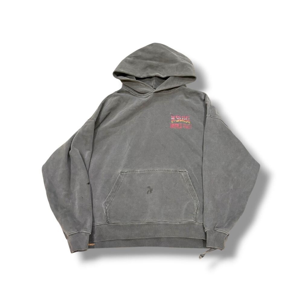 Ksubi Global Ekcess Hoodie in Charcoal | Size XL